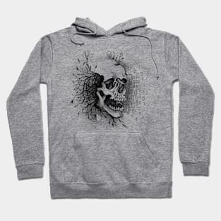 Skull Plants tatoo style Hoodie